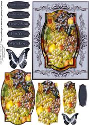 Cardtopper Grape Wine 300