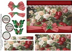 Cardtopper All About Roses 308