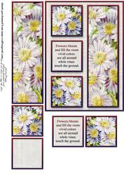 Cardtopper Purple Aster 314