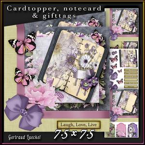 Cardtopper Vintage Love 338
