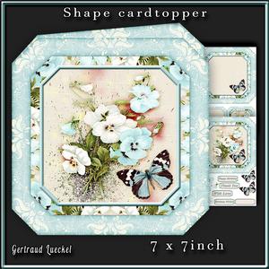 Shape Cardtopper 340 Blue