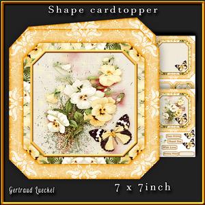 Shape Cardtopper 340 Yellow