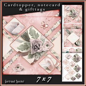 Cardtopper 100% Baby Girl 366