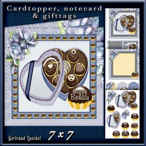 Cardtopper Sweet Chocolate 396