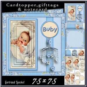 Cardtopper Baby Boy 415