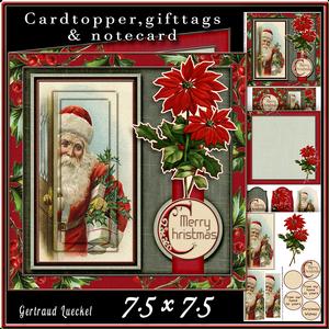 Cardtopper It's Near Christmas 420