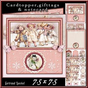 Cardtopper Let It Snow 423