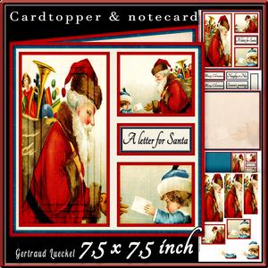 Cardtopper a Letter for Santa 450