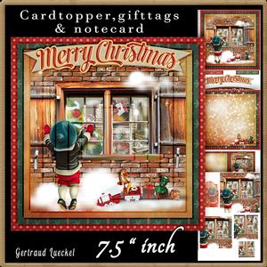 Merry Christmas Cardtopper 501