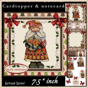 Country Christmas Cardtopper Kit 507
