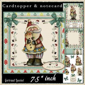 Country Christmas Cardtopper Kit 508