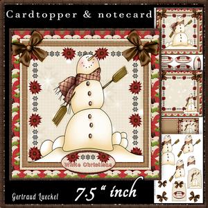 Country Christmas Cardtopper Kit 510