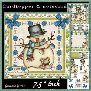 Country Christmas Cardtopper Kit 511