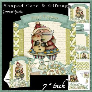 Shaped Card Kit Seasons Greetings 505