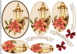 Oval Pyramage Christmas Lantern 101