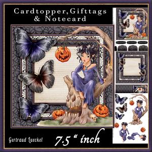 Cardtopper Halloween 562