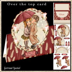 Over the Top Card Happy Couple 594