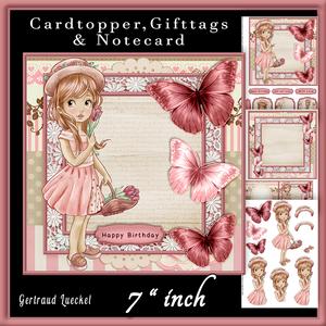 Cardtopper Tulips 611