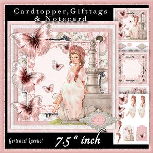 Cardtopper Soft Pink Romance 617