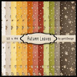 Background Paper Kit Autumn Colors 147