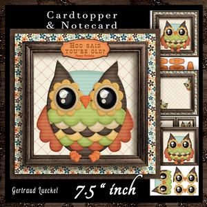 Cardtopper Hoo Said You're Old 676