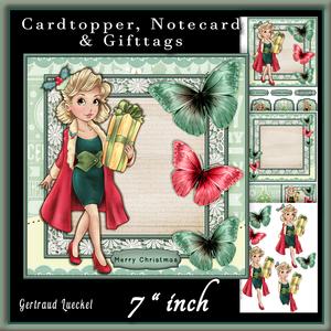 Cardtopper Christmas Shopping 708