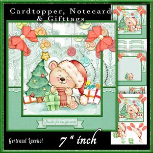 Cardtopper with Insert Thanks for the Presents 728
