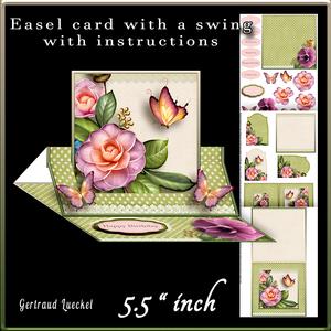 Easelcard with a Swing Green 735