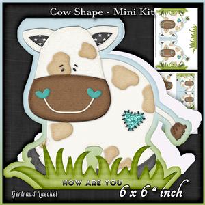 Cow Shape Card Boy 775