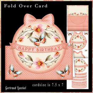 Over the Top Card Flower Soft Color 830