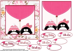 Card Topper 2 Penguin 104