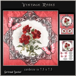 Vintage Roses Topper Kit 926
