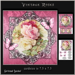 Vintage Roses Topper Kit 927