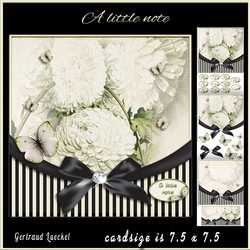 Vintage Flower Stripes and Butterflies 953