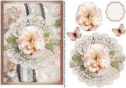 Flower & Lace Peach Dream Topper