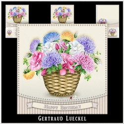 Watercolor Flower Card Kit 977