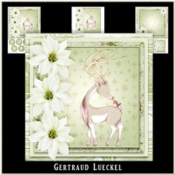 Super Cute Christmas Topper Rendeer 1005