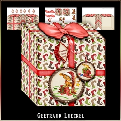Present Christmas Box Card