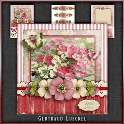 Vintage Flowers Card Kit 1048