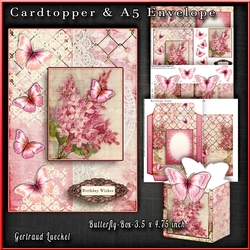Cardtopper with matching envelope and box