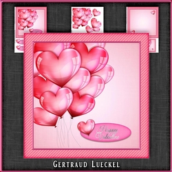 Valentine Love Anniversay Card Kit 1085