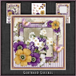 Vintage Shabby Chic Blossom Card Kit 1158
