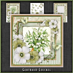 Vintage Shabby Chic Blossom Card Kit 1161