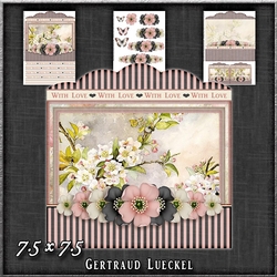 Vintage Stripes Appleblossom soft colours 1227