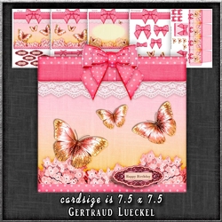 Gift Box and Gift Box Card Kit Pink 1278