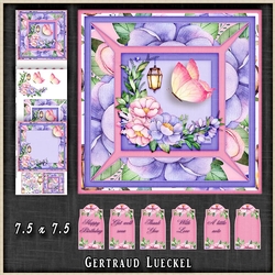 Magical Watercolor Themed Card Topper Kit 1325