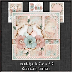 Happy Easter Grunge Shabby Vintage Card Kit 1351
