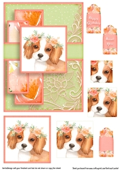 Cardtopper Pyramids 1381 little puppy