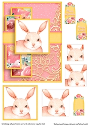 Cardtopper Pyramids 1385 little rabbit