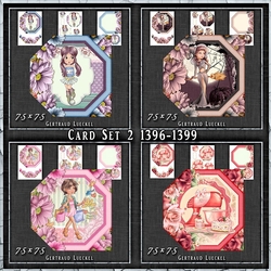 Beautiful Pyramage Card Kit Set 2 1396 - 1399